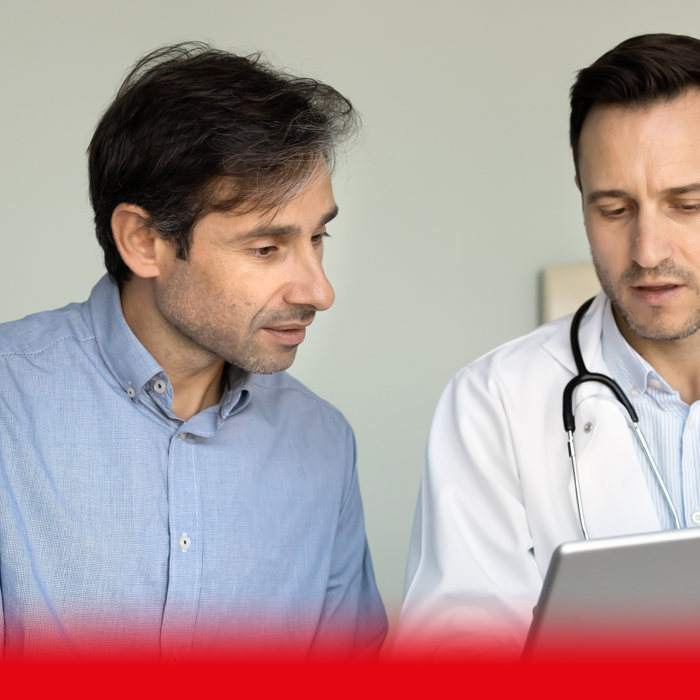 doctor with patient