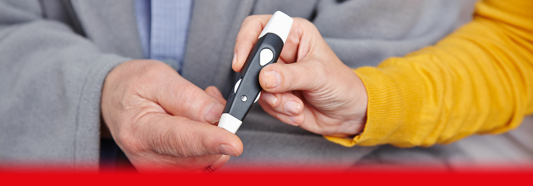 taking blood sample