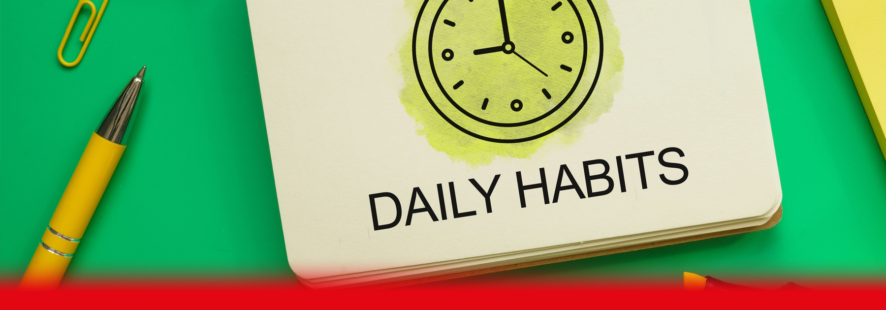 board with daily habits