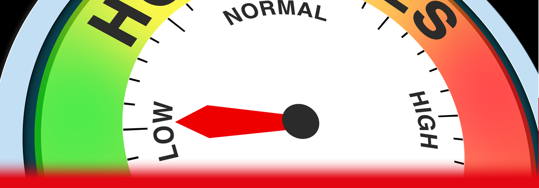graphic of low hormone levels