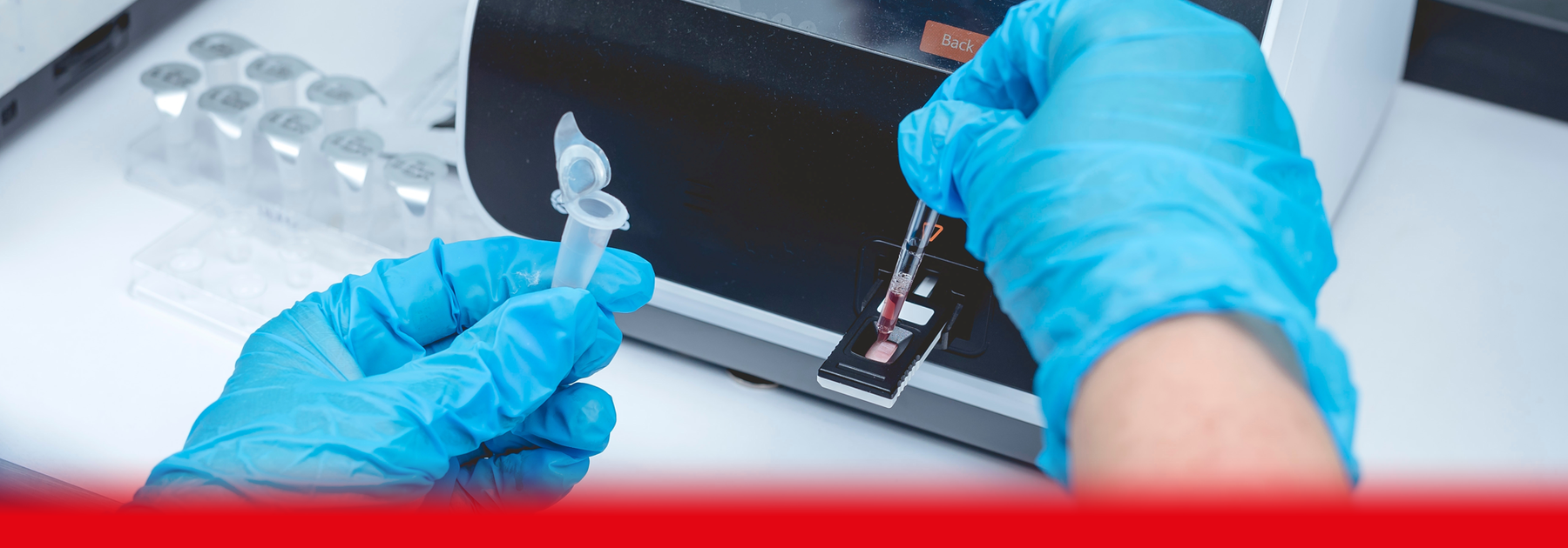 doctor taking blood sample