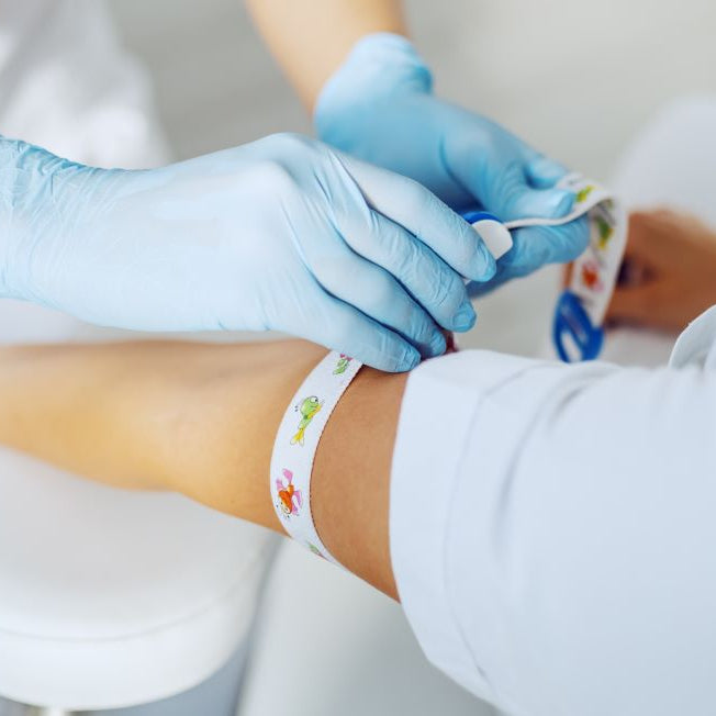 Diabetes testing with fruit bowl