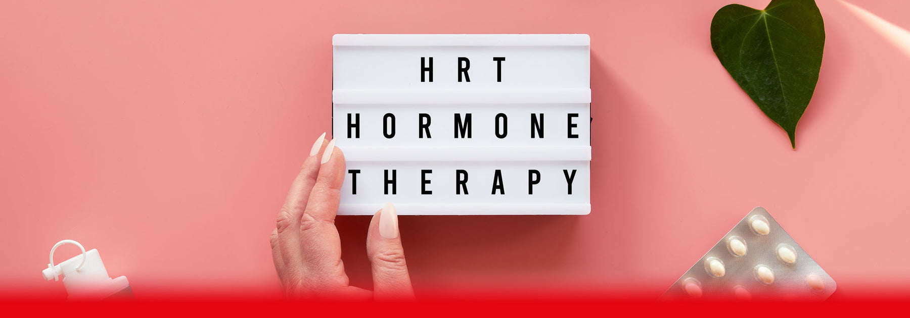 HRT Hormone Therapy sign
