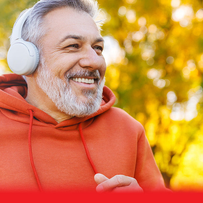 man about to run for some exercise