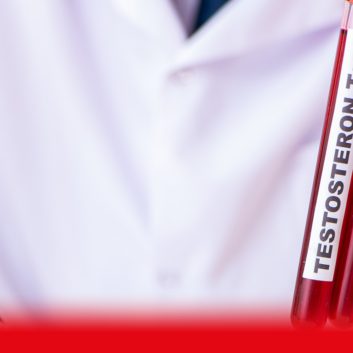 doctor holding blood sample