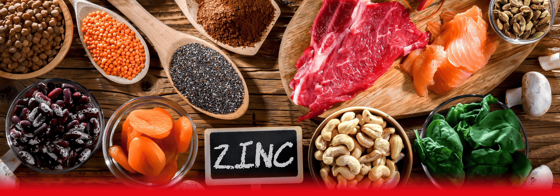 foods high in zinc
