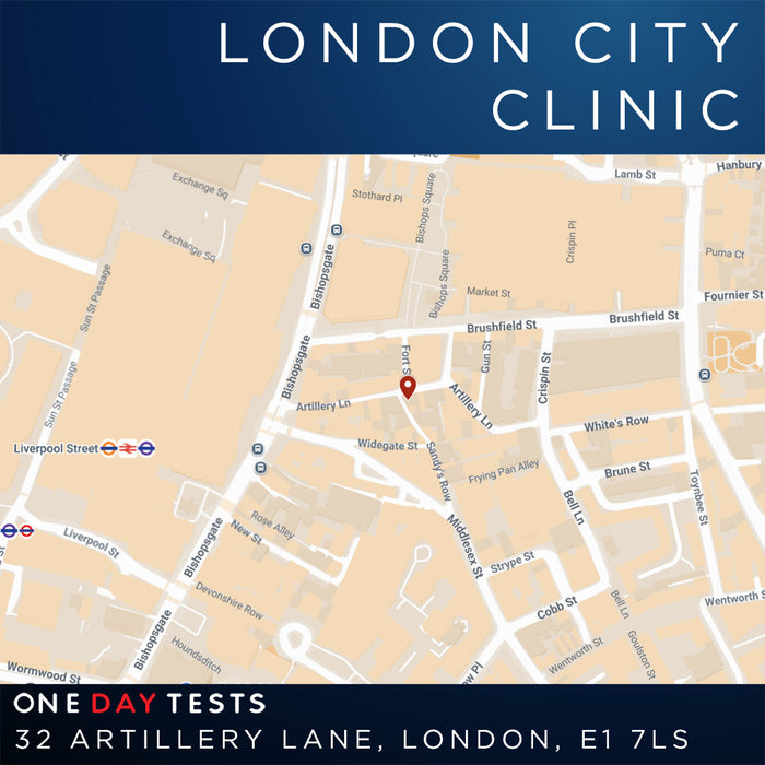 Book your blood test - London City