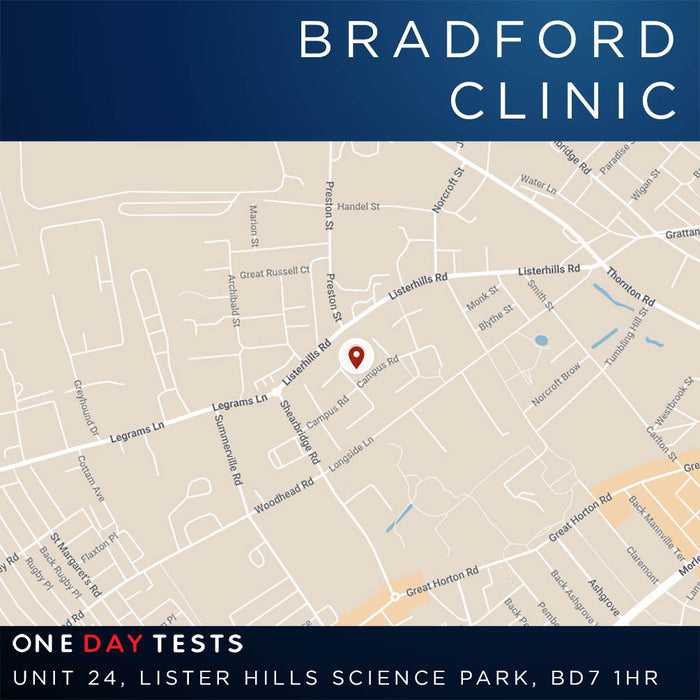 Book your blood test - Bradford
