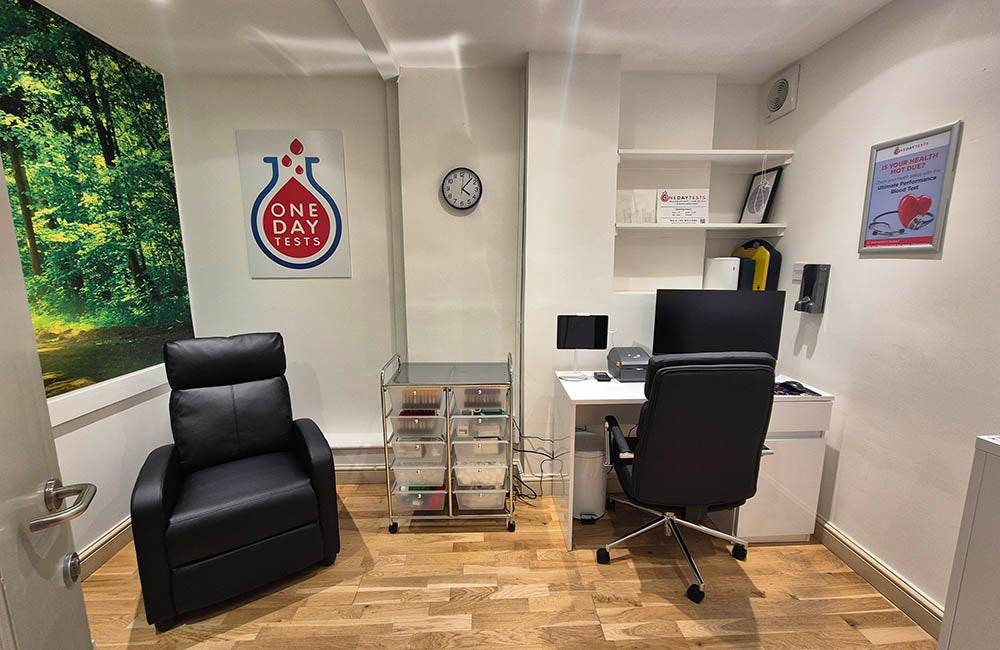 Book your blood test - South Kensington