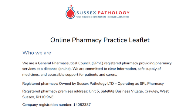 PHARMACY PRACTICE LEAFLET
