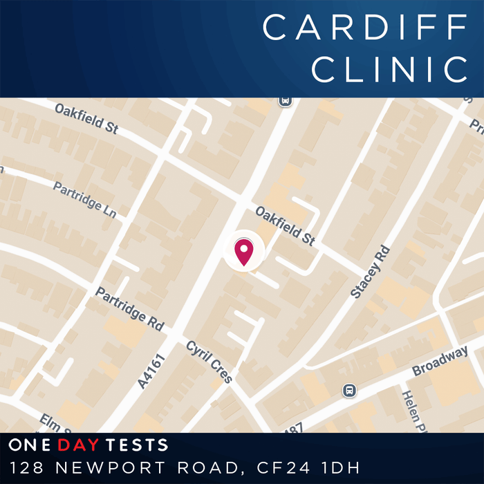 Book your blood test - Cardiff