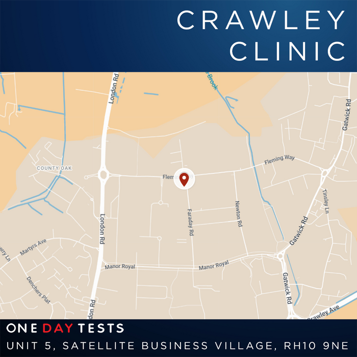 Book your blood test - Crawley
