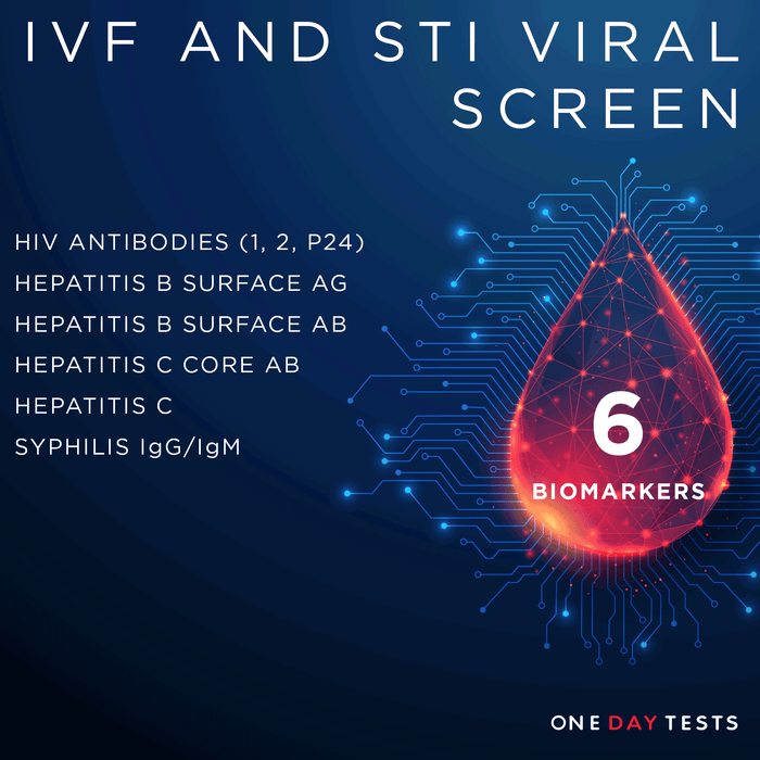 IVF and STI Viral Screen Blood Test