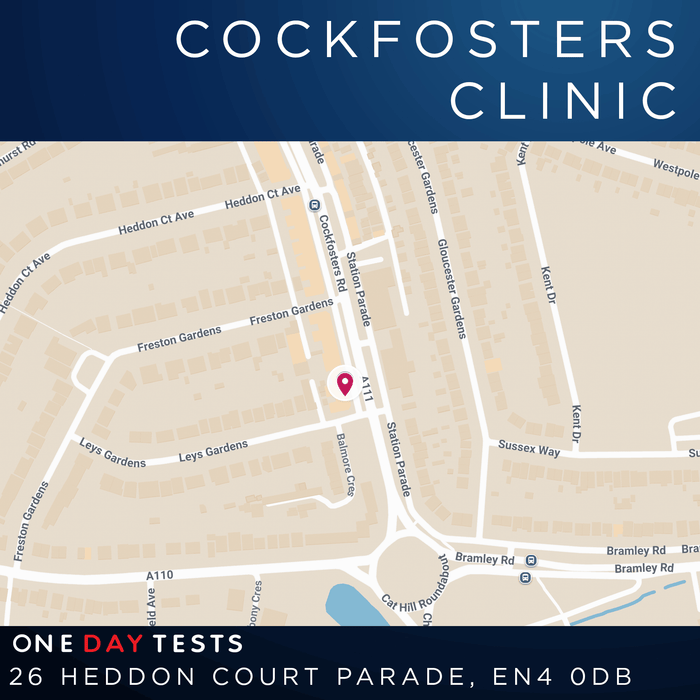 Book your blood test - London Cockfosters
