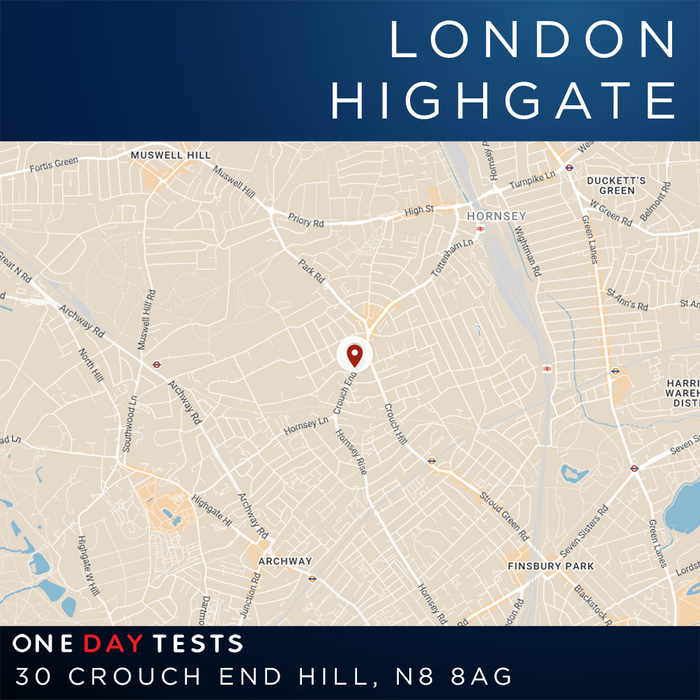 Book your blood test - Highgate (London)