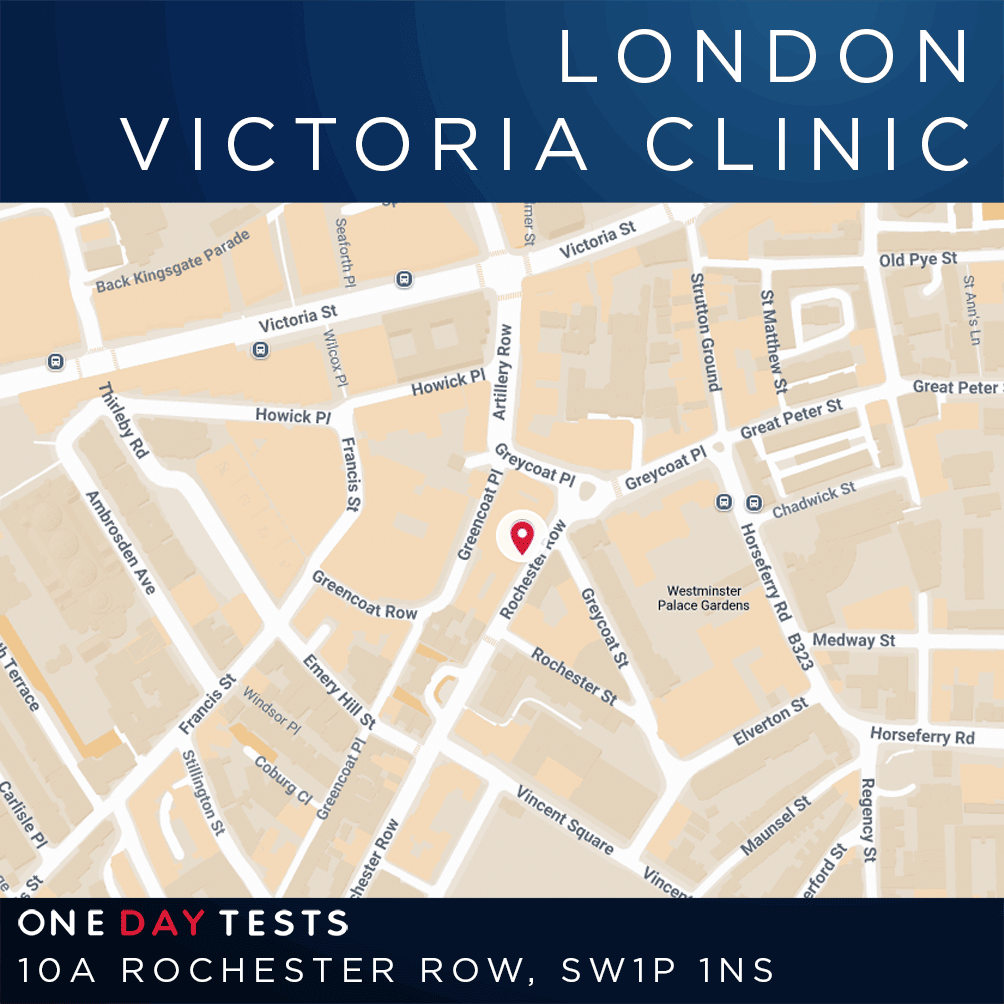 London Victoria Blood Test Clinic | Fast Results — onedaytests.com