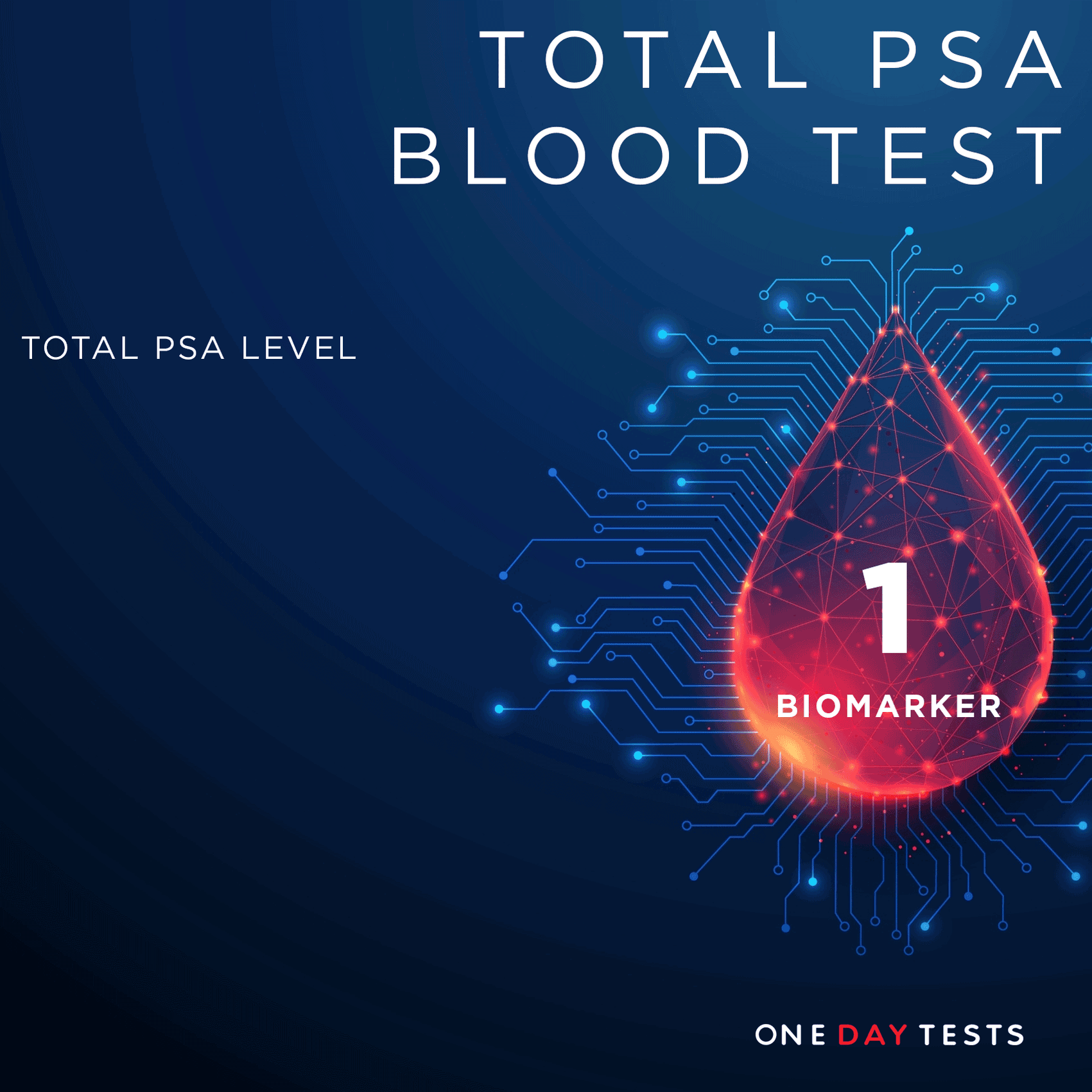 Total PSA Blood Test | Fast Results - One Day Tests — onedaytests.com