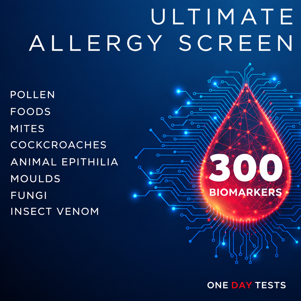Ultimate Allergy Screening (ALEX 3.0) Blood Test — onedaytests.com