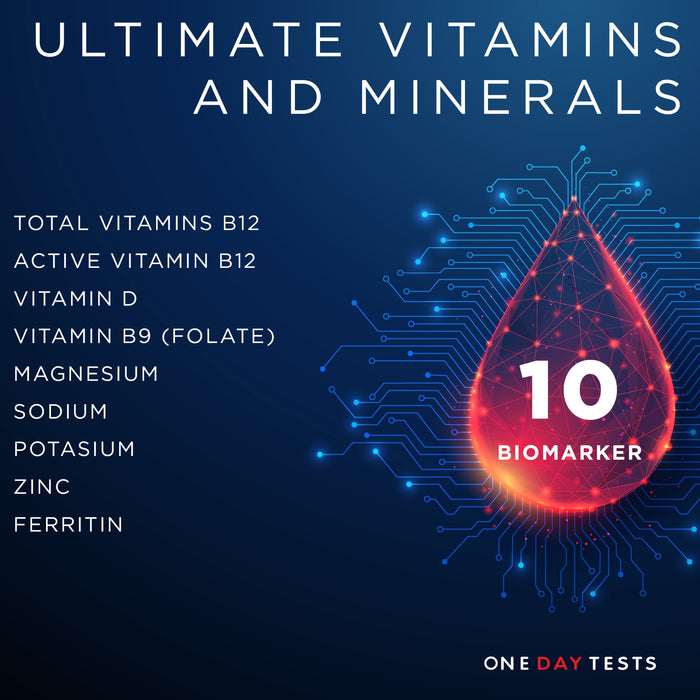 Ultimate Vitamins and Minerals Blood Test