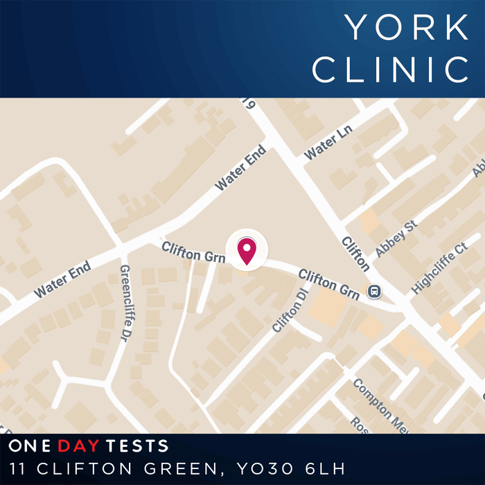 Book your blood test - York